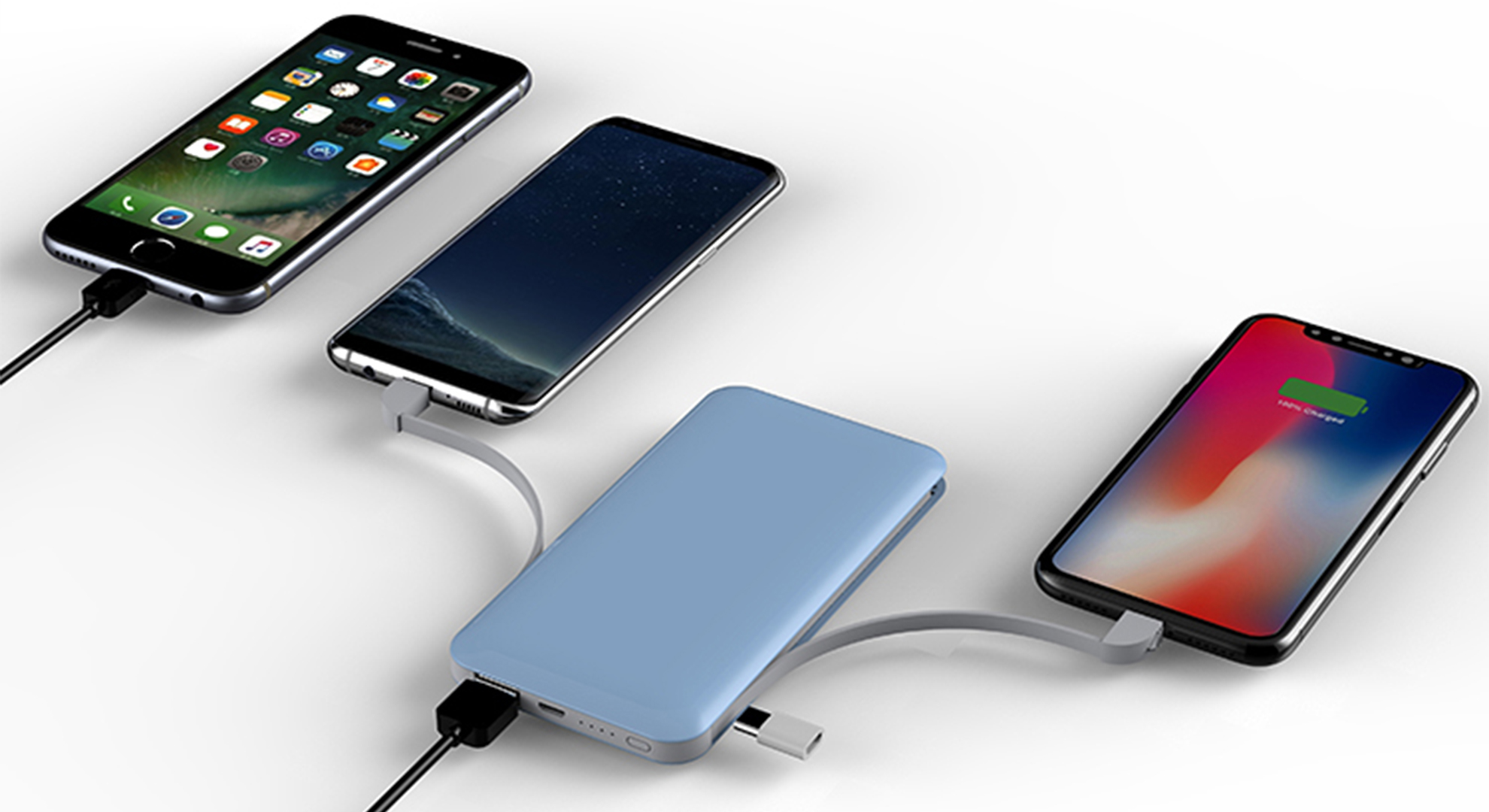 Built-in Cable power bank