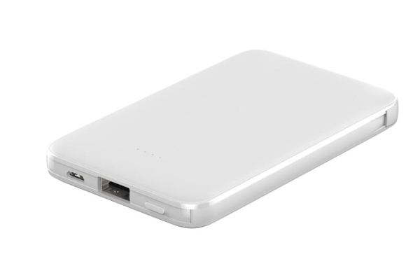 5000mAh Power Bank with Built-in Cable