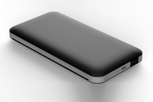 10000mAh Power Bank with Built-in Cable