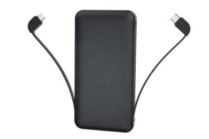 10000mAh Power Bank with Built-in Cable