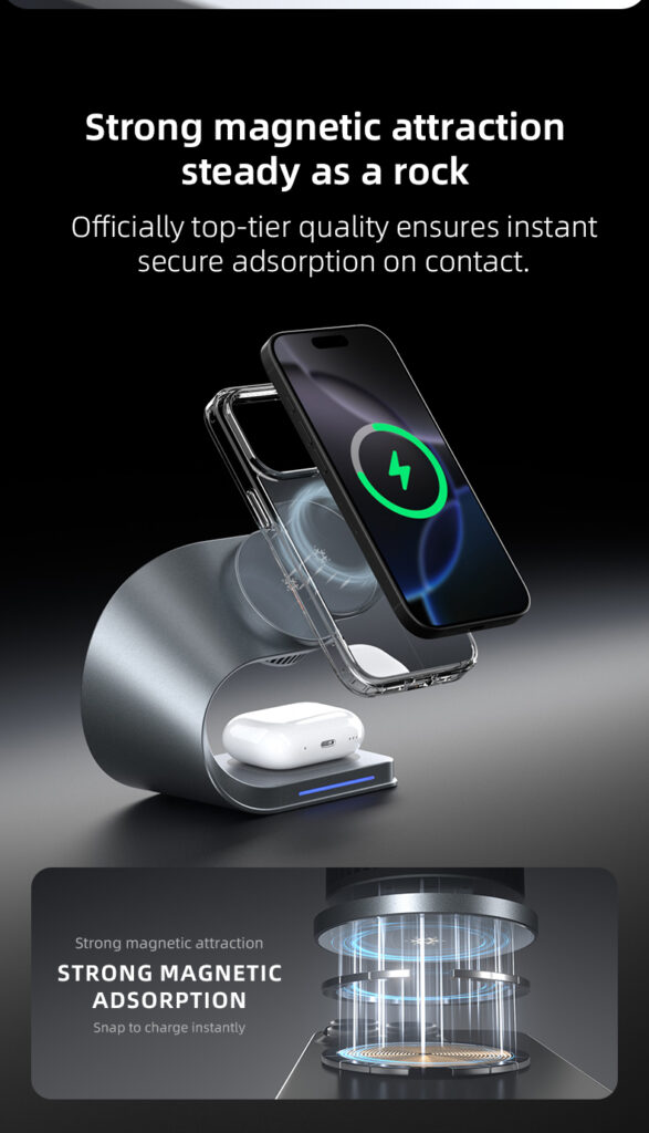 Qi2.2 Wireless charging station