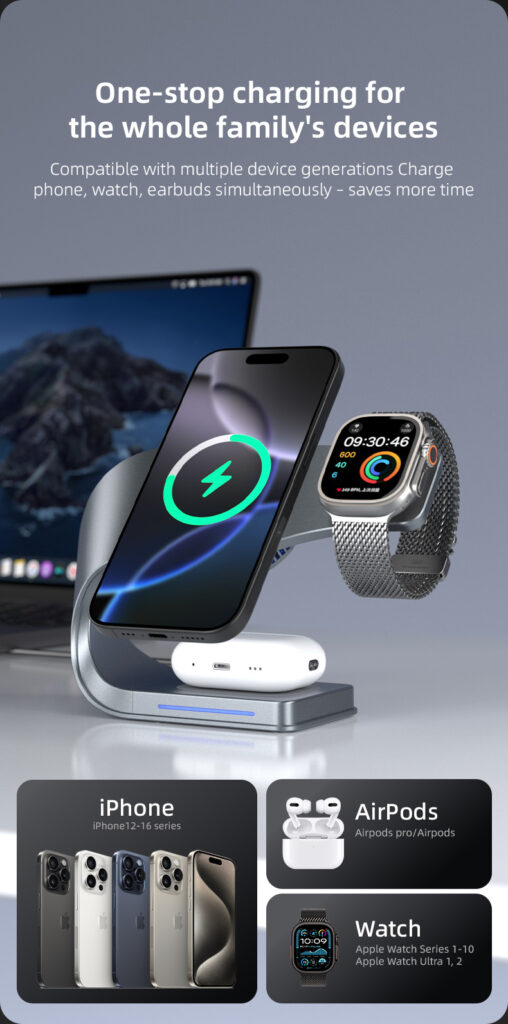 Qi2.2 Wireless charging station