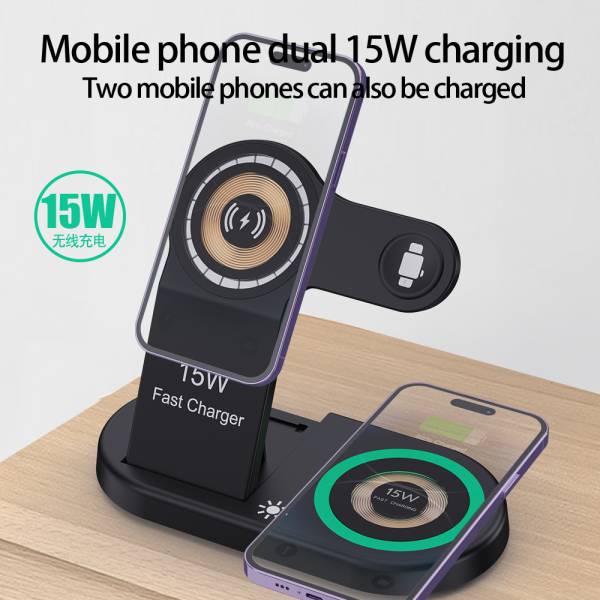 3 in 1 Wireless Charging Station